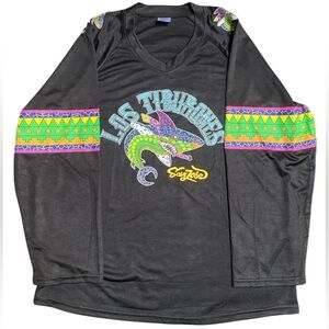 San Jose Sharks Los Tiburones 2018 Hispanic Heritage NHL Hockey Jersey Med